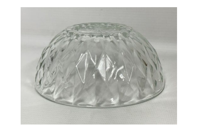 10 Pack | 10 oz Mini Glass Bowls 12cm Diamond Cut Glass Prep Bowls Stackable