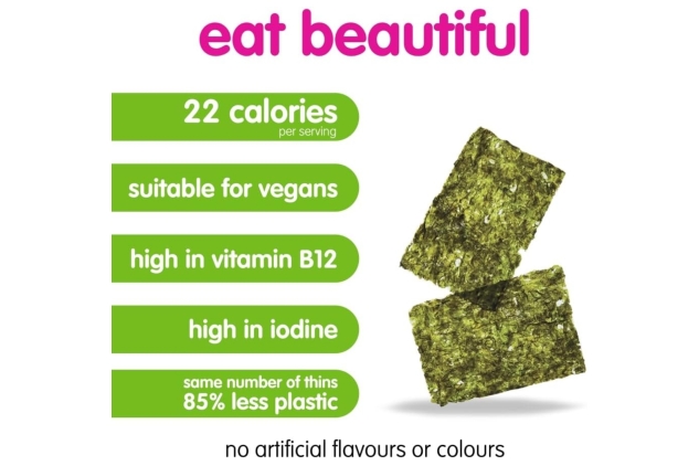 itsu Crispy Seaweed Thins Wasabi 4 x 5g (20g)