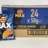 Walkers Max Chunky Cheese & Onion Crisps, 50g (Pack of 24) BEST BEFORE DATE 28/09/2024