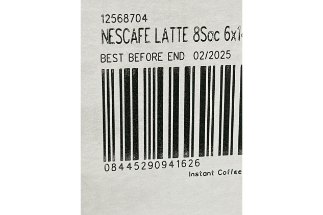 NESCAFE Latte Instant Coffee Sachets - 40 X 18G