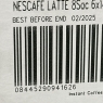 NESCAFE Latte Instant Coffee Sachets - 40 X 18G