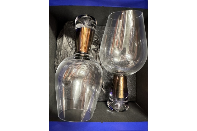 Tom Dixon Tank Wine Glasses X 2 Copper