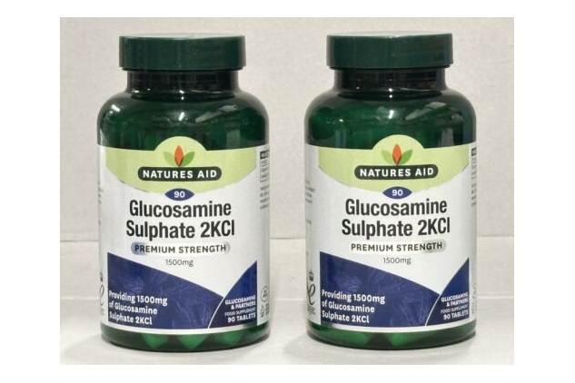 Natures Aid Glucosamine Sulphate 2KCl 1500mg Premium Strength - 180 Tablets