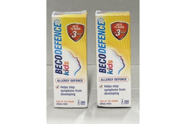 Becodefence Kids Allergy Defence 280 Sprays Fast-Acting Non-Drowsy | Pack Of 2