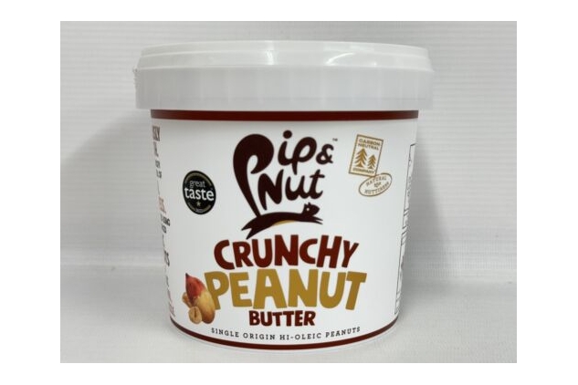 2 X 1KG Pip & Nut Crunchy Peanut Butter Gluten Free Vegan Dairy Free | BBE 30/11/2024