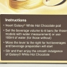 Galaxy WHITE CHOC Hot Chocolate Capsules | Compatible With Nescafe Dolce Gusto Machines | 5 X 8 Pods Per Box | 40 Pods Total