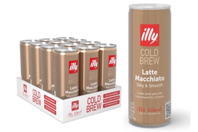 illy Cold Brew Coffee LATTE MACCHIATO | Ready to Drink 250ml | Pack of 12