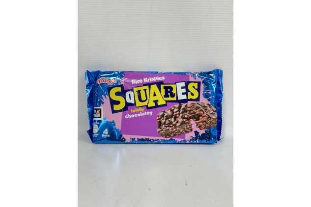 Kellogg's Squares Delightfully Chocolatey 4 X 36g Best Before 04/12/2024