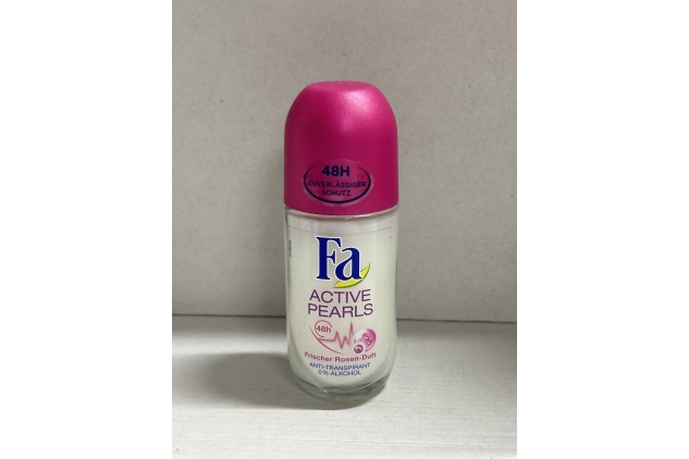 Fa Deo Roll-On Deodorant Active Pearls Fresh Rosen-Duft Anti-perspirant 50ml