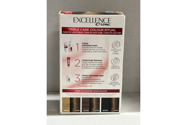 Loreal Paris Loreal Excellence Creme Triple Care Colour 6 Natural Light Brown