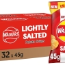 Walkers Less Salt Lightly Salted 45G (Case of 32) BEST BEFORE DATE 26/10/2024