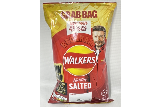 Walkers Less Salt Lightly Salted 45G (Case of 32) BEST BEFORE DATE 26/10/2024