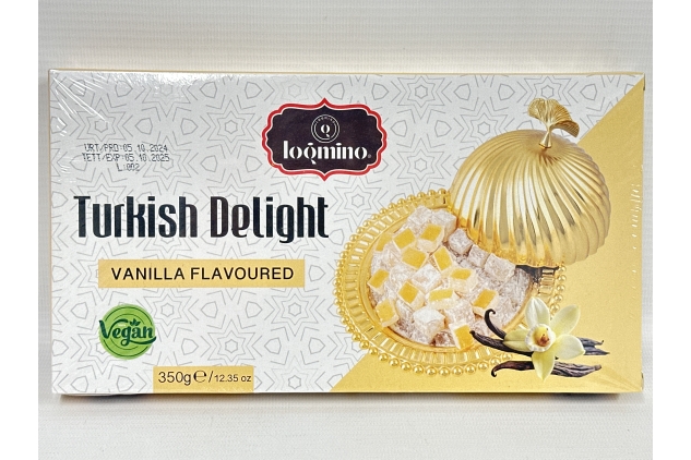 Turkish Delight Vanilla Flavoured 350g | Vegan | Christmas Stocking Filler