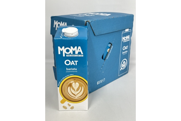 MOMA Barista Oat Drink Unsweetened - 6 x 1L