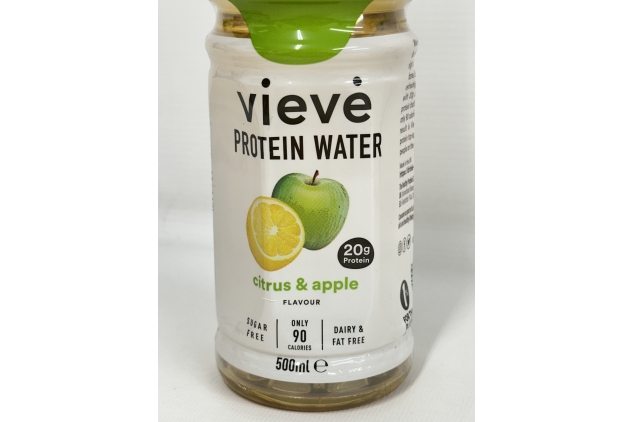 Vieve Protein Water 6 X 500ml - Citrus & Apple Flavour | BEST BEFORE DATE 27/11/2024