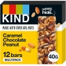 KIND Bars, Gluten Free Snack Bars, Caramel Chocolate Peanut, High Fibre, Multipack 12 x 40g