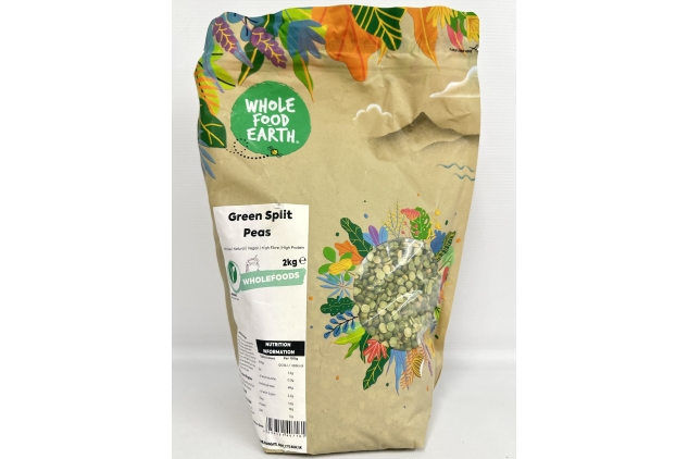 Green Split Peas 2KG | Vegan, High Protein & Fibre