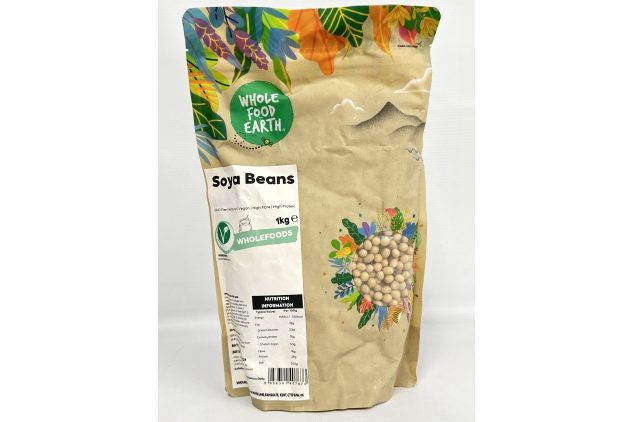 Soya Beans 1KG | Vegan, High Fibre & Protein BBE 05/12/2024