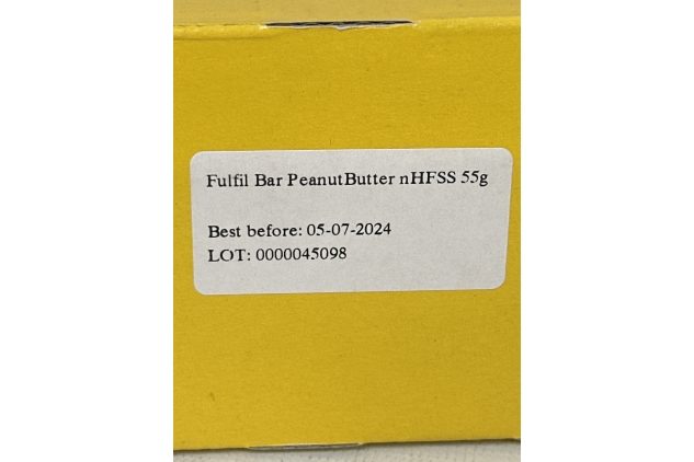 FULFIL Vitamin and Protein Bars (15 x 55 g Bars), Chocolate Peanut Butter Flavour, 20 g High Protein, 9 Vitamins, Low Sugar