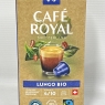 Cafe Royal Lungo Bio Fair and Organic Edition Nespresso Compatible Aluminium Coffee Pods | 100 Capsules | Best Before Date 30/06/2024