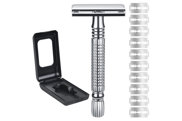 Men Double Edge Safety Razor Classic Razor 2 Sided Blade Head Safty Razor