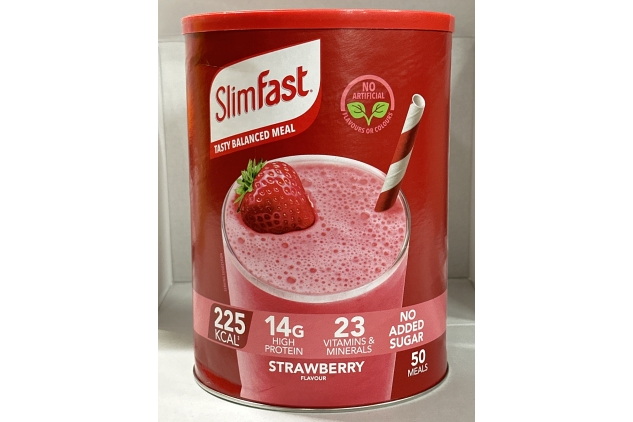 SlimFast Strawberry Flavour, 50 Servings, 1.825kg