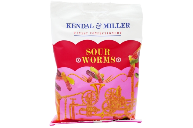 Sour Worms Sweets 140g