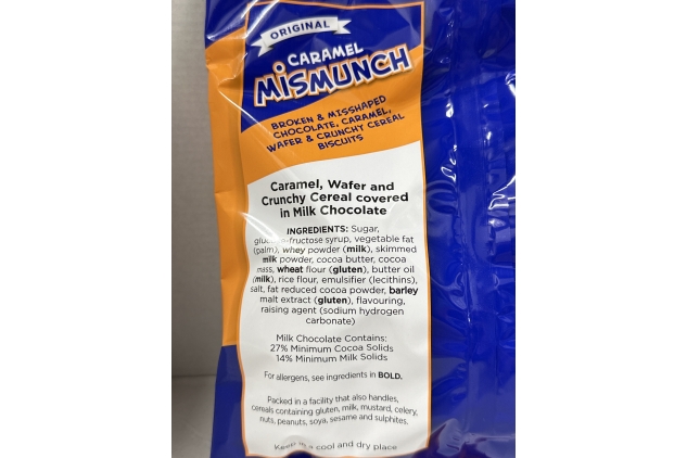 Original Caramel Mismunch | Broken & Misshaped Chocolate, Caramel, Wafer & Crunchy Cereal Biscuits 275g Bag