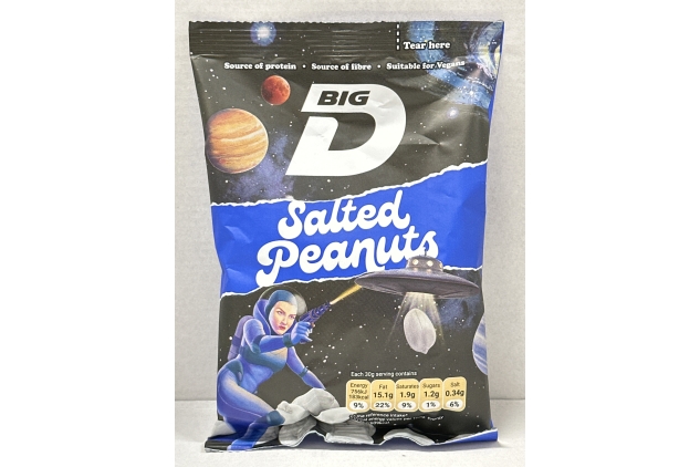 Salted Peanuts 200g | BIG D