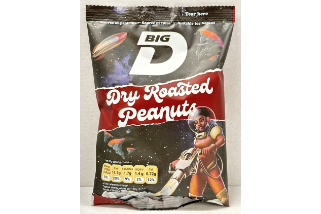 Dry Roasted Peanuts 200g | BIG D