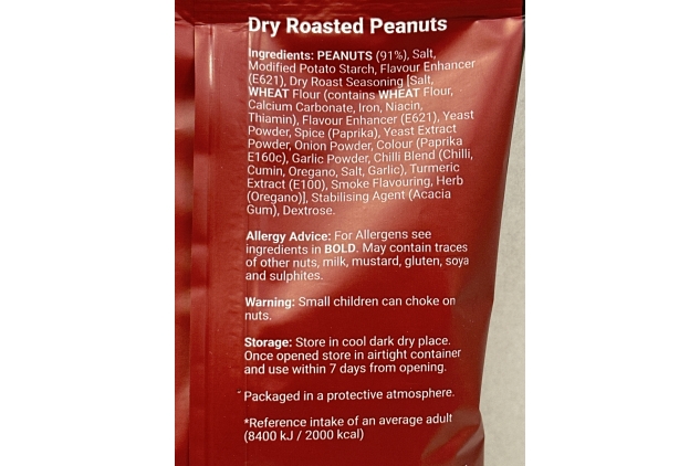 Dry Roasted Peanuts 200g | BIG D