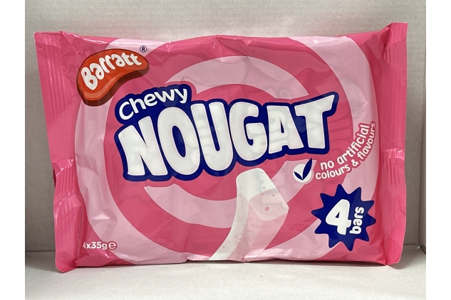 Barratt Chewy Nougat 4 X 35g Bars