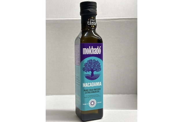 BBE 31/08/2022 | Mokhado Cold-Pressed Extra Virgin Macadamia Nut Oil, 250 ml | BEST BEFORE DATE 31/08/2022