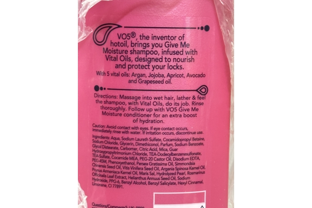 VO5 Give Me Moisture Shampoo 250ml (Pack of 6)