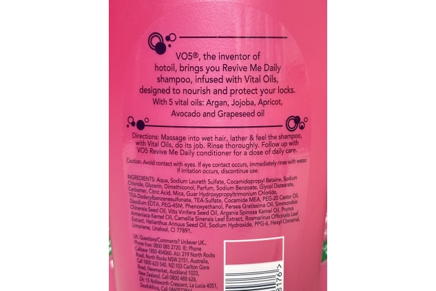 Vo5 Revive Me Daily Shampoo 400ml (Pack Of 3) For All Hair Types