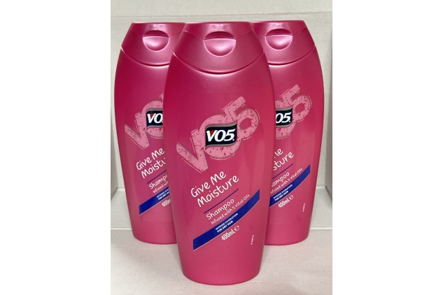 Vo5 Shampoo Give Me Moisture 400ml (Pack of 3) Intense Hydration For Dry Hair