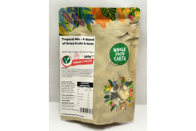 Tropical Mix A Blend Of Dried Fruits And Nuts 250g Best Before 27/12/2024