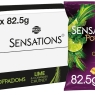 Sensations Lime & Coriander Chutney Poppadoms, Sharing Bag Crisps Snack 82.5g (Case of 9) Best Before Date 12/10/2024