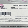 Silver Glimmer Sugar 1Kg | Cake Decoration | Best Before Date 22/11/2024