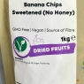 Banana Chips Sweetened No Honey Best Before 03/12/2024