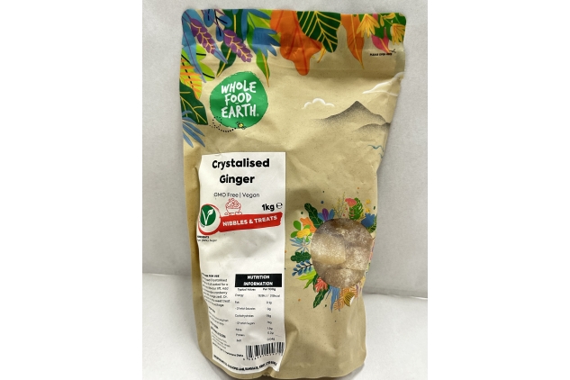 Crystallised Ginger 1kg Best Before 26/12/2024