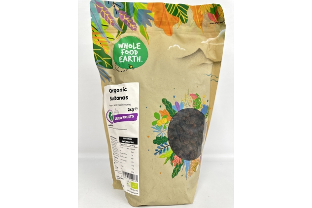 Organic Sultanas 2KG | Vegan, Sundried