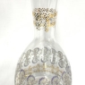 Anthropologie Rivka Carafe Sapphire Glass Patterned Carafe Jug 2