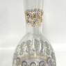 Anthropologie Rivka Carafe Sapphire Glass Patterned Carafe Jug 3