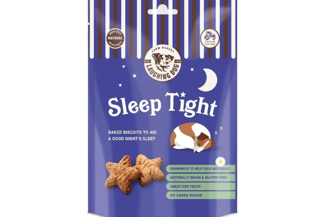 Laughing Dog - Sleep Tight - Naturally Grain Free Oven-Baked Dog Treats, Gluten Free With No Added Sugar - 125g | Best Before Date 01/06/2024