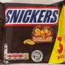 Snickers Chocolate Bars Multipack, Chocolate Gift, Milk Chocolate, Chocolate Multipack, 41.7 g (Pack of 3) BBE 08/12/2024