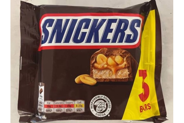 Snickers - 8 Multipacks Of 3 X 41.7g | 24 Bars Total | Best Before Date 08/12/2024