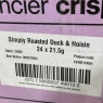 Simply Roasted - Duck & Hoisin Flavour Crisps | Box of 24 x 21.5g bags