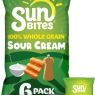 Walkers Sunbites Sour Cream and Pepper Multipack Snacks, 6 X 25g