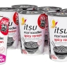 Itsu Spicy Ramen Rice Noodles – Vegan, Gluten-Free Instant Noodle Cups | Authentic Japanese Flavour | Low-Calorie, Quick & Easy Snack | Pack of 6 | Best Before Date 13/11/2024